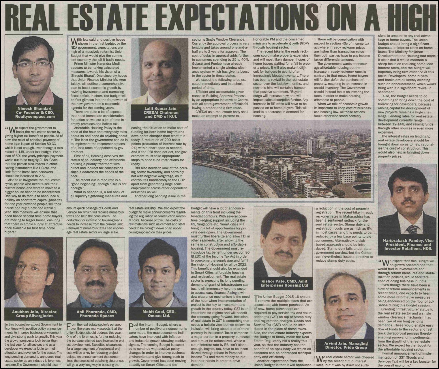 real estate expectations
