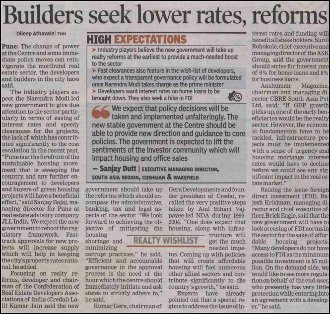 Builders seek lower rates, reforms