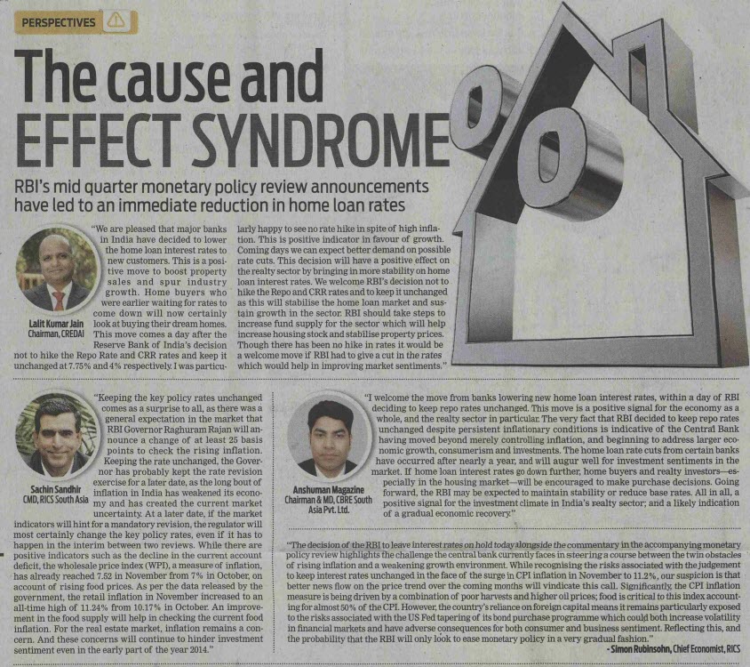 The cause and effect syndrome