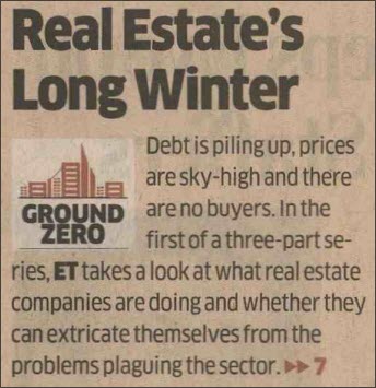 Realty in Slow Lane as Funds Dry Up